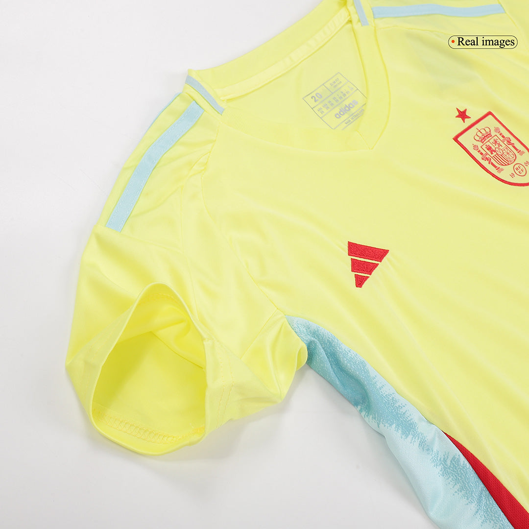 Spain Kid's Away Football Jersey Kit (Jersey+Shorts+Socks) Euro 2024