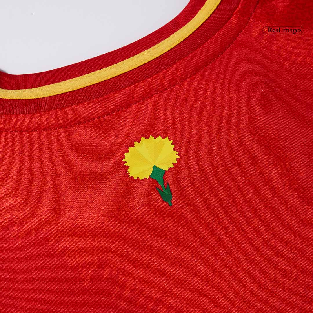 Spain Kid's Home Football Jersey Kit (Jersey+Shorts+Socks) Euro 2024