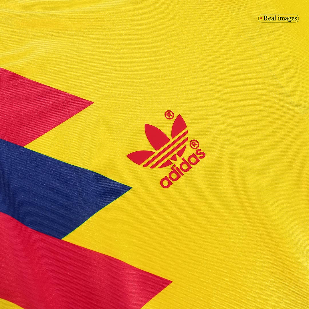 Colombia 1990 Home Retro Football Jersey