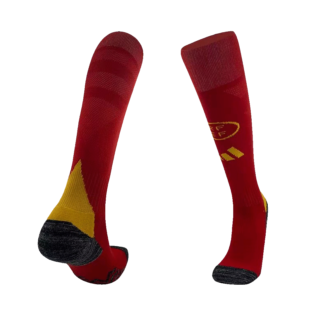 Spain Kid's Home Football Jersey Kit (Jersey+Shorts+Socks) Euro 2024