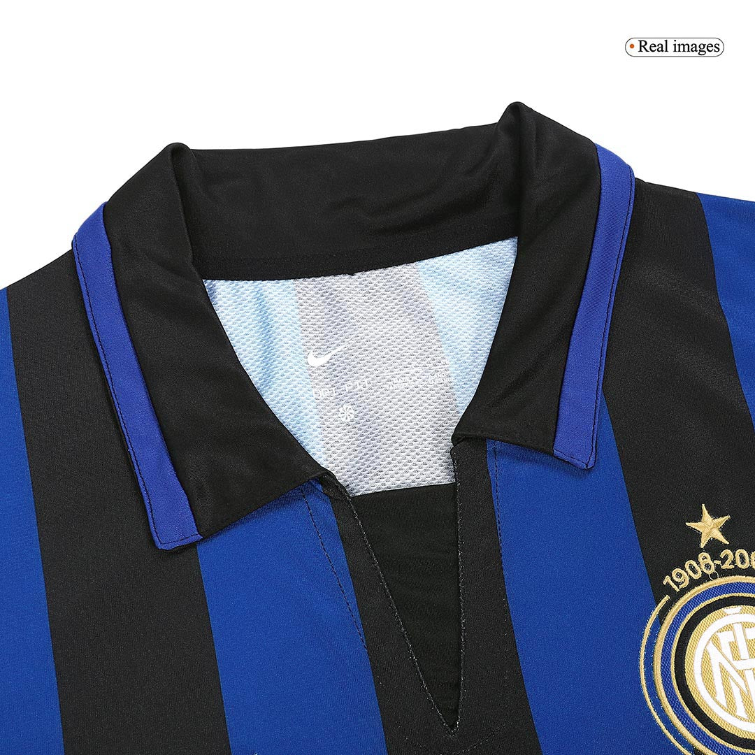 Maillot de football rétro domicile Inter Milan 2007/08