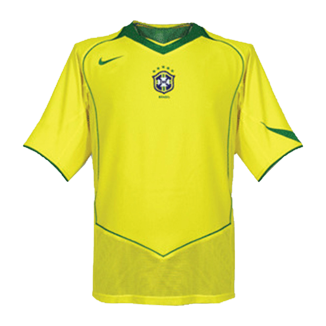 Brazil 2004 Home Retro Football Jersey