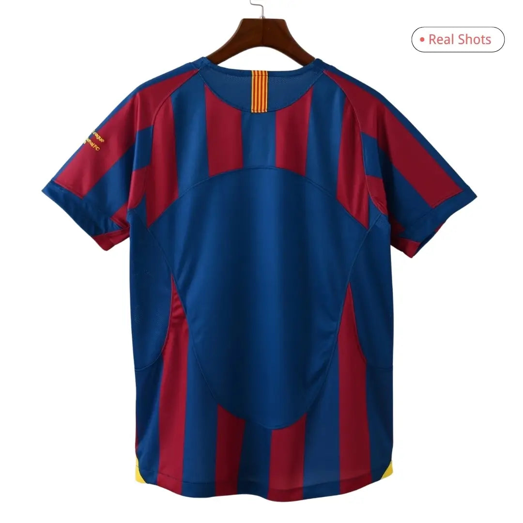 Barcelona MESSI #30 2005/06 Retro Home Soccer Jersey - UCL Final