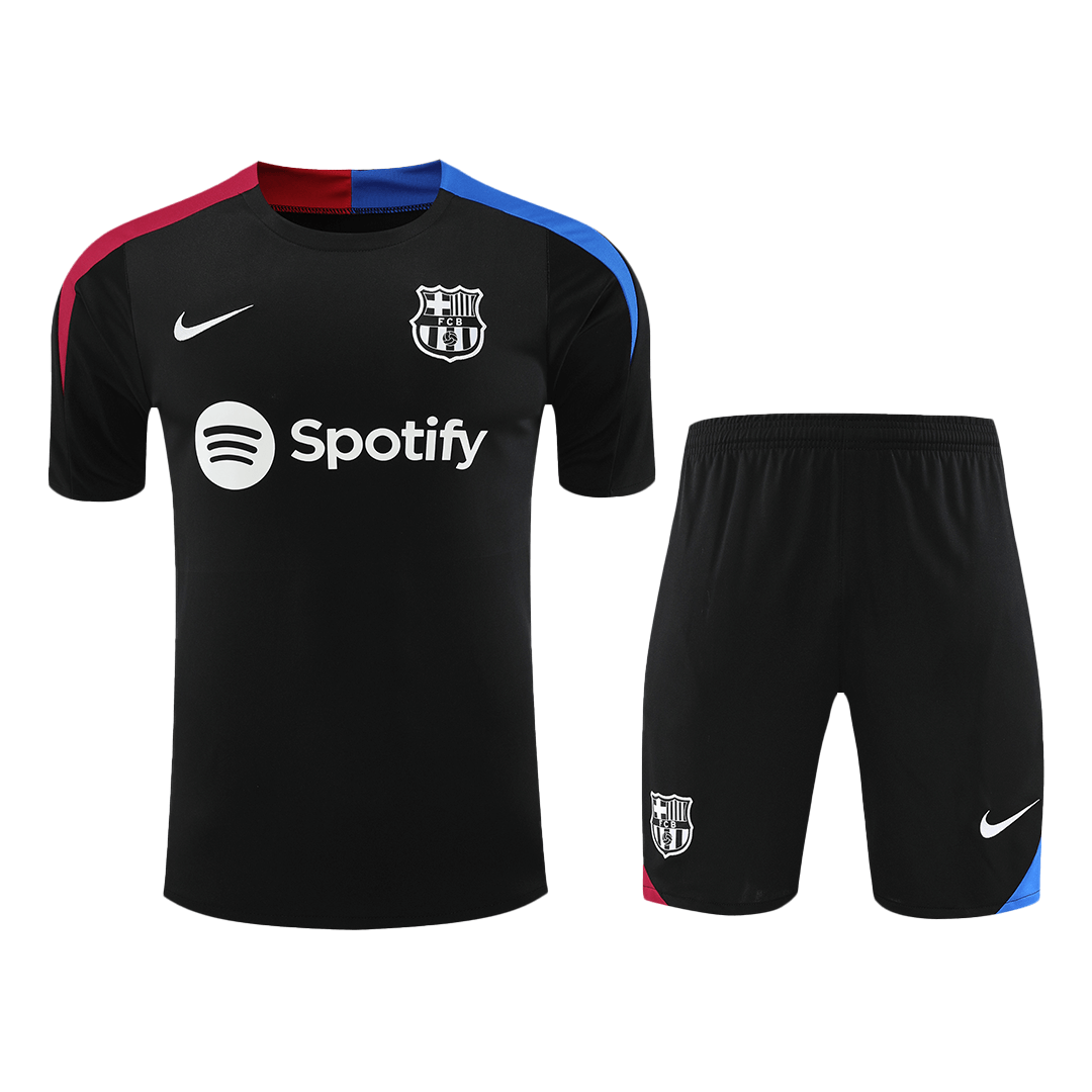 Barcelona Pre-Match Soccer Jersey Kit (Jersey+Shorts) 2024/25