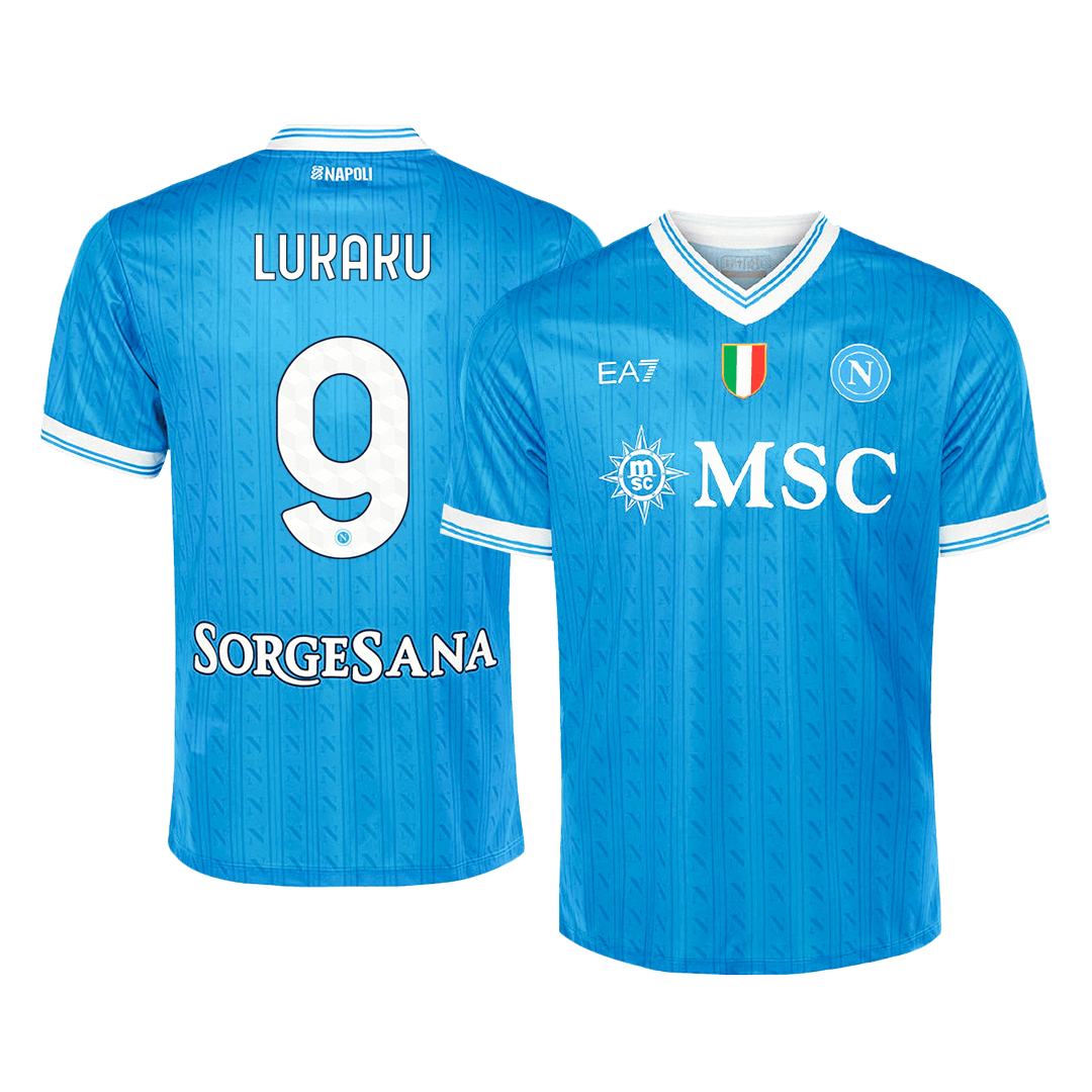 LUKAKU #9 Napoli Home Soccer Jersey 2025/26