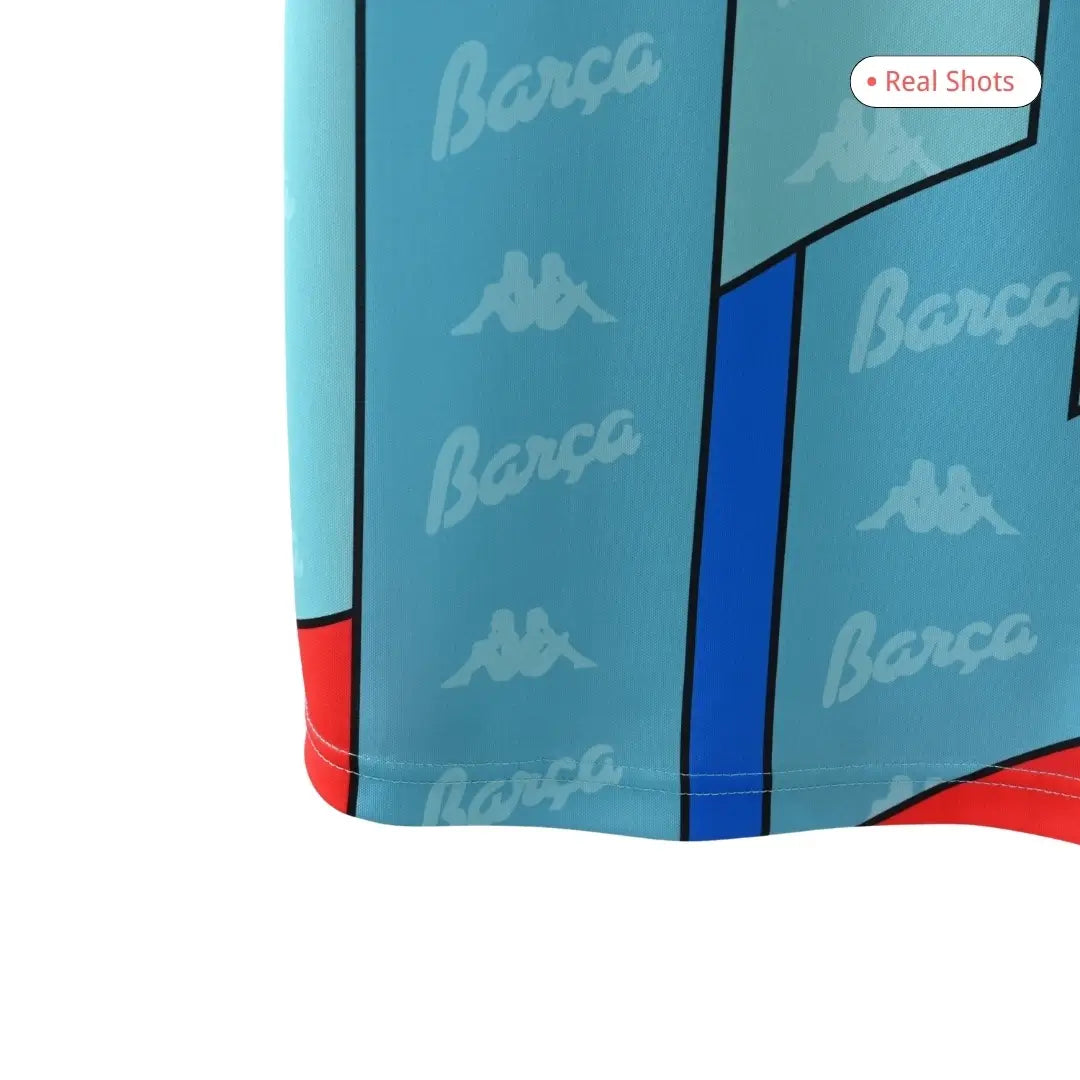 Maillot de football rétro extérieur du FC Barcelone 1996/97
