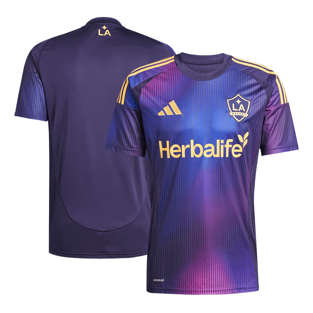 LA Galaxy Away Soccer Jersey 2025 Purple