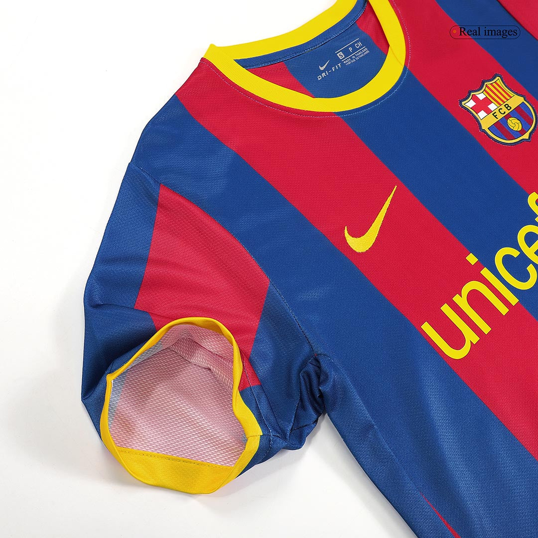 Barcelona 2010/11 Retro Home Soccer Jersey