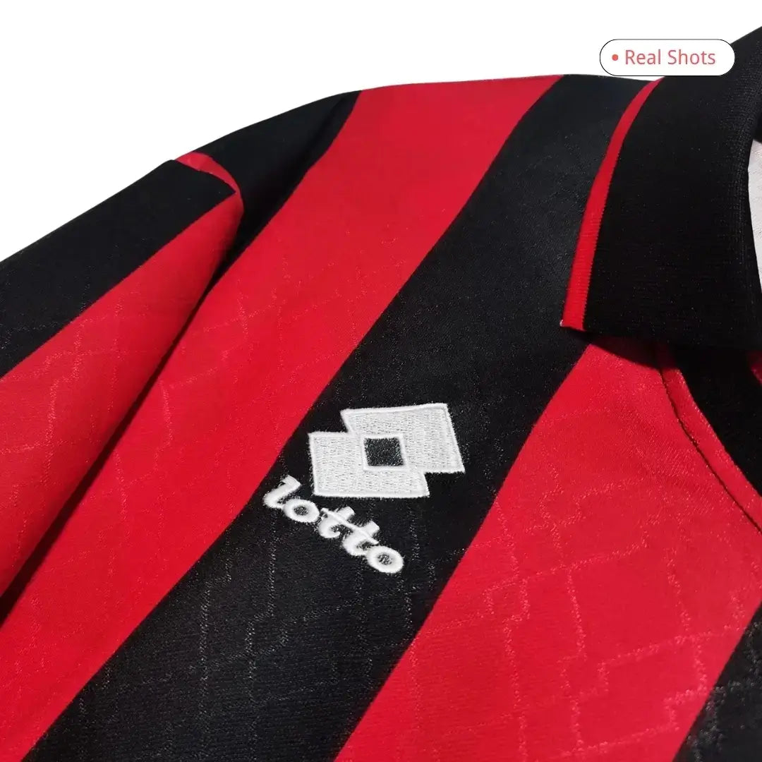 AC Milan 1995/96 Home Retro Soccer Jersey