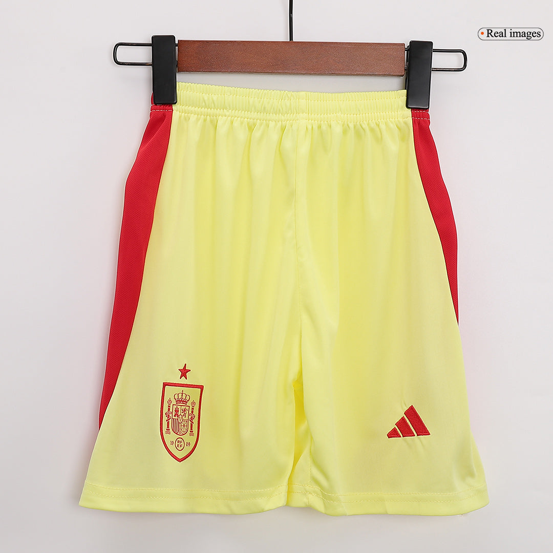 Spain Kid's Away Football Jersey Kit (Jersey+Shorts+Socks) Euro 2024
