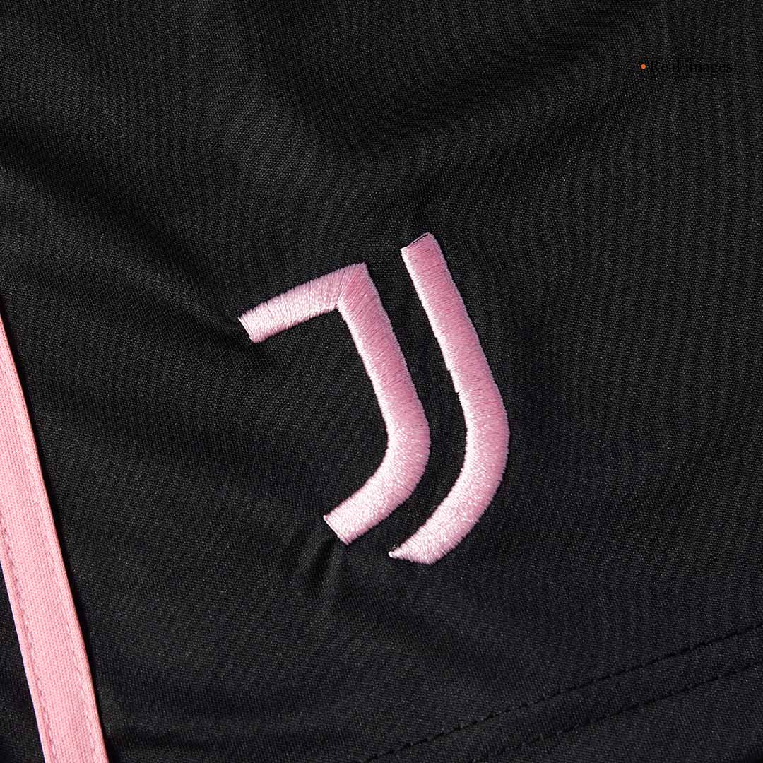 Juventus Home Soccer Jersey Kit (Jersey+Shorts) 2025/26 Black&White