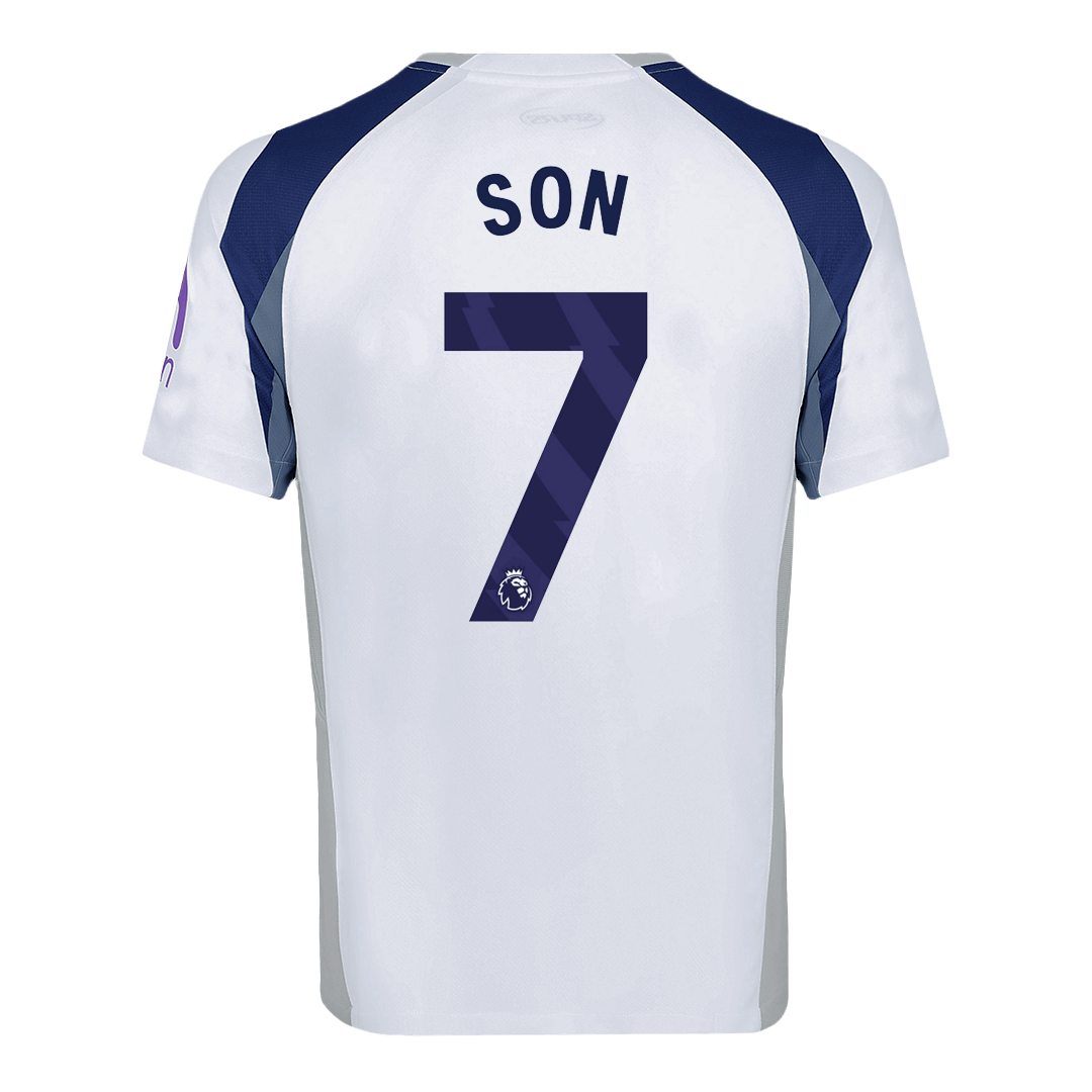 SON #7 Tottenham Hotspur Home Soccer Jersey 2025/26 White