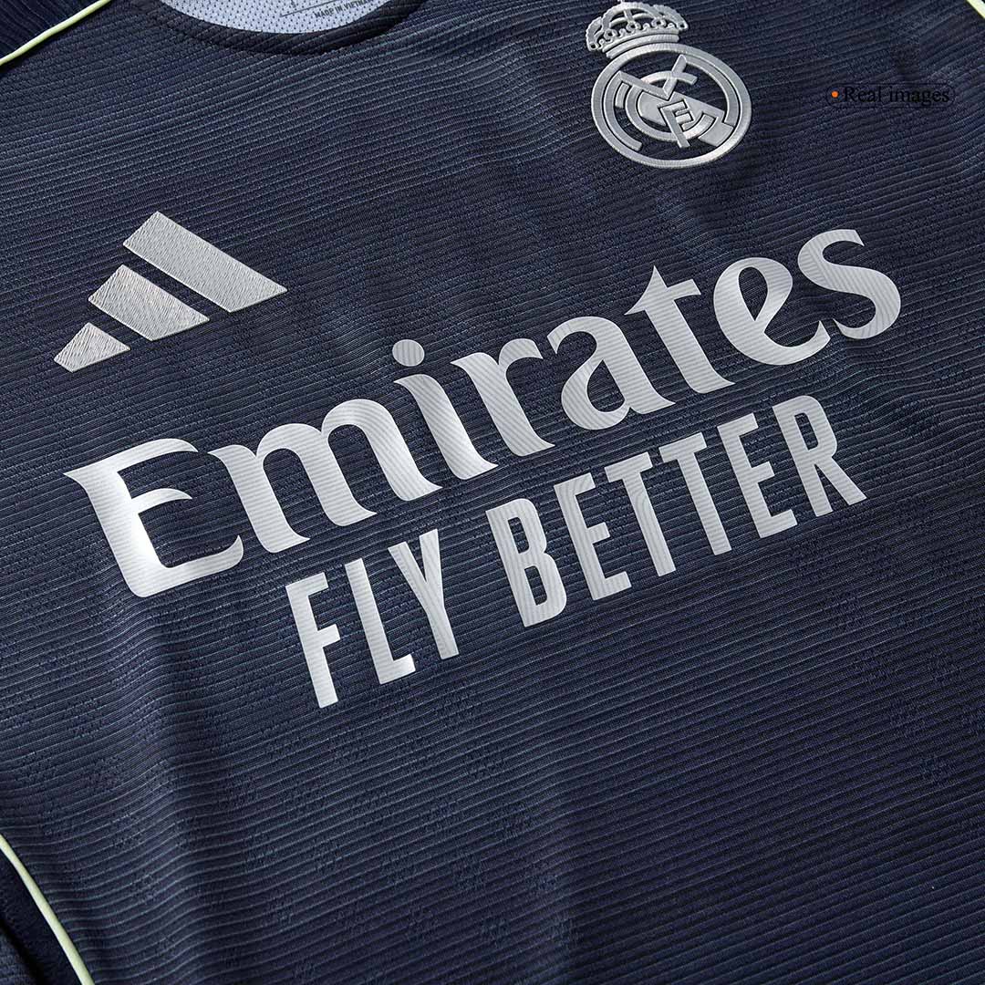 VALVERDE #8 Real Madrid Away Player Version Soccer Jersey 2025/26