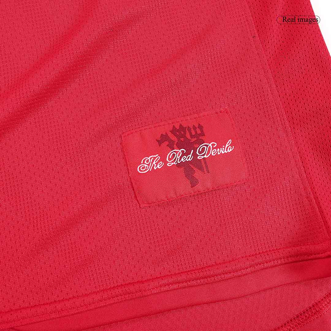 RONALDO #7 Manchester United 2007/08 Home Long Sleeve Retro Soccer Jersey