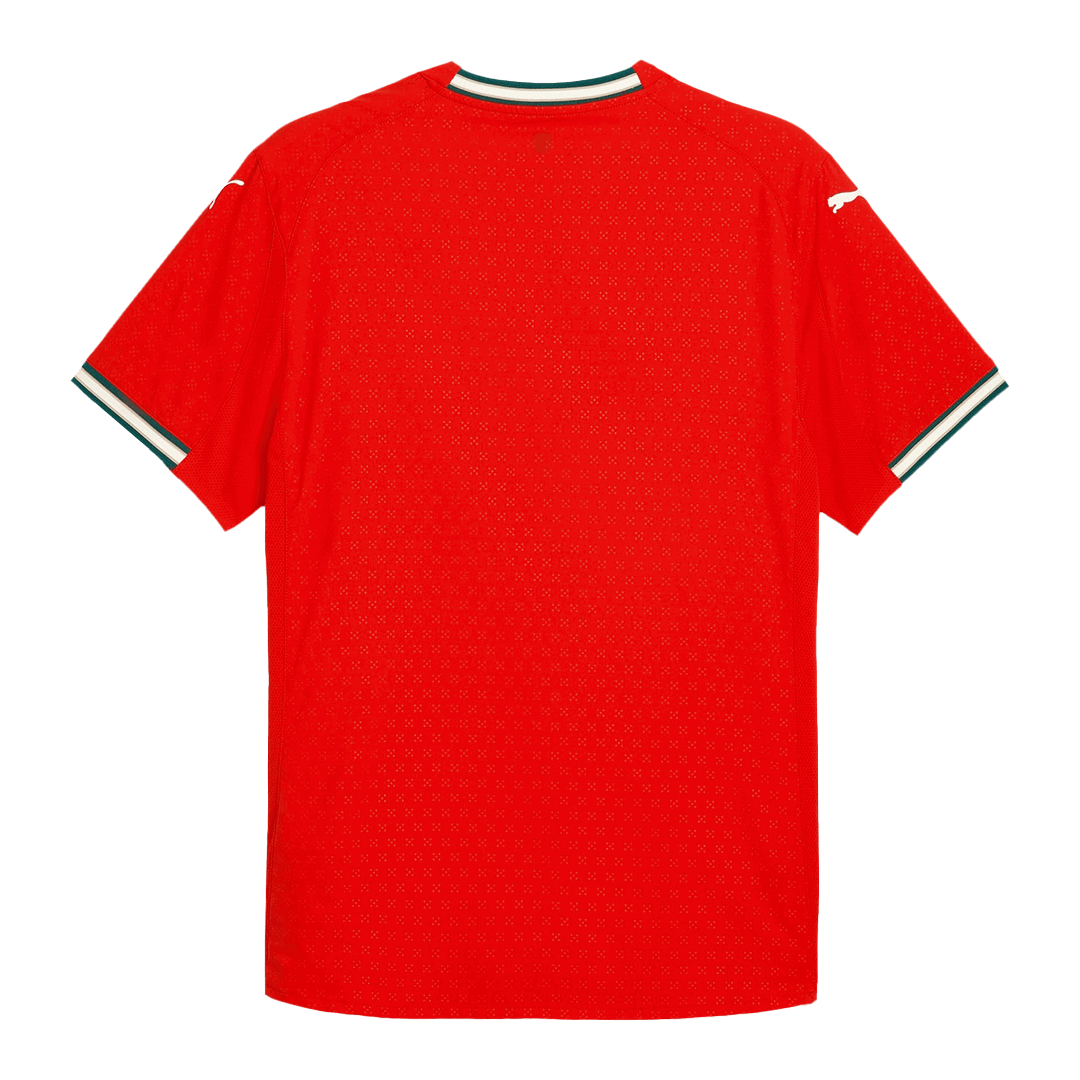 Camiseta de fútbol de Portugal, versión jugador local, 2025, roja