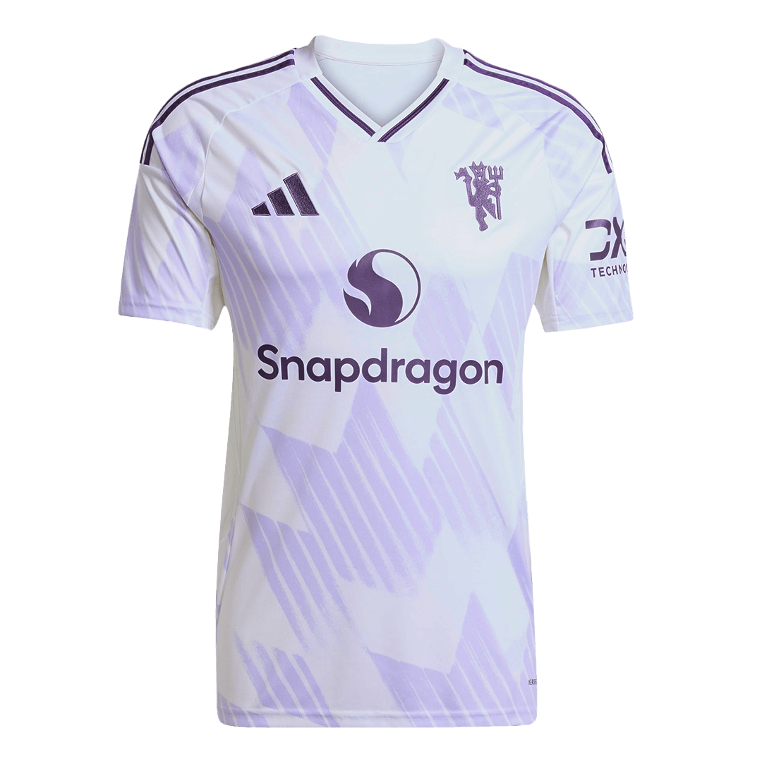 B.FERNANDES #8 Manchester United Away Soccer Jersey 2025/26