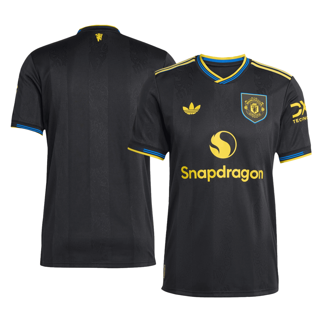 Camiseta de fútbol de la tercera equipación visitante del Manchester United 2025/26