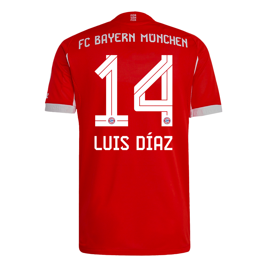 Camiseta de fútbol LUIS DÍAZ #14 Bayern Munich Versión Jugador Local 2025/26