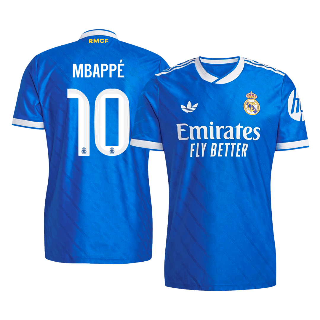 MBAPPÉ #10 Real Madrid Third Away Player Version Soccer Jersey 2025/26