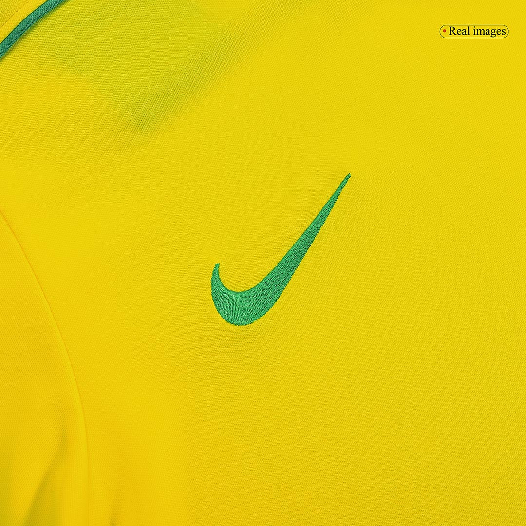 RONALDO #9 Retro 1998 Brazil Home Football Jersey - World Cup