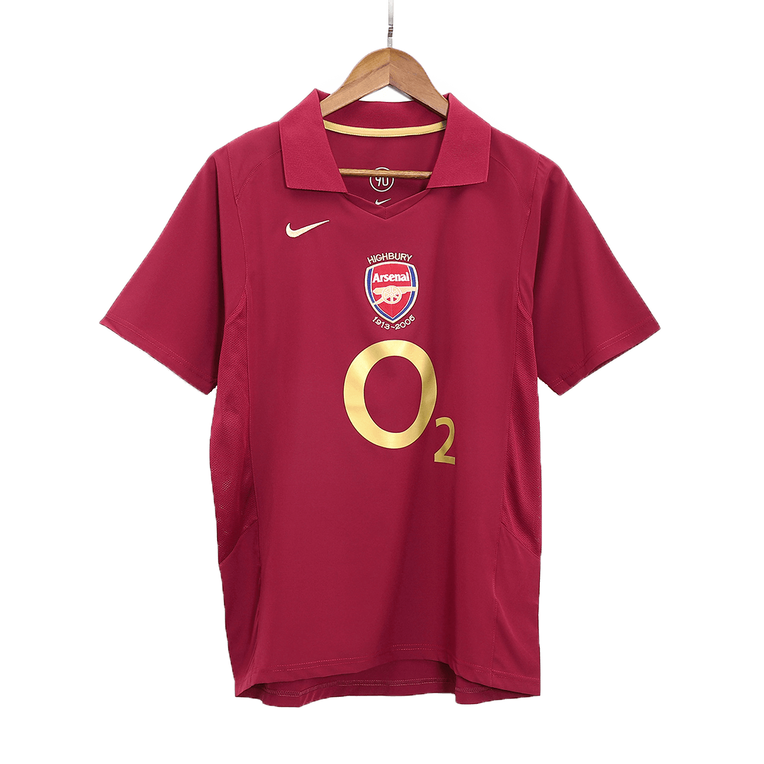 HENRY #14 Arsenal 2005/06 Home Retro Soccer Jersey