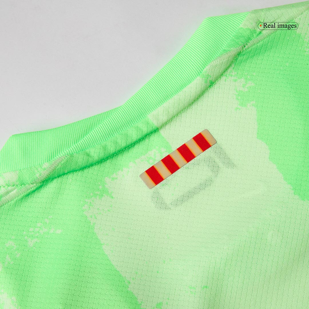 Barcelona Third Away Soccer Jersey Kit (Jersey+Shorts) 2024/25 - (Spotify Logo Without Text)