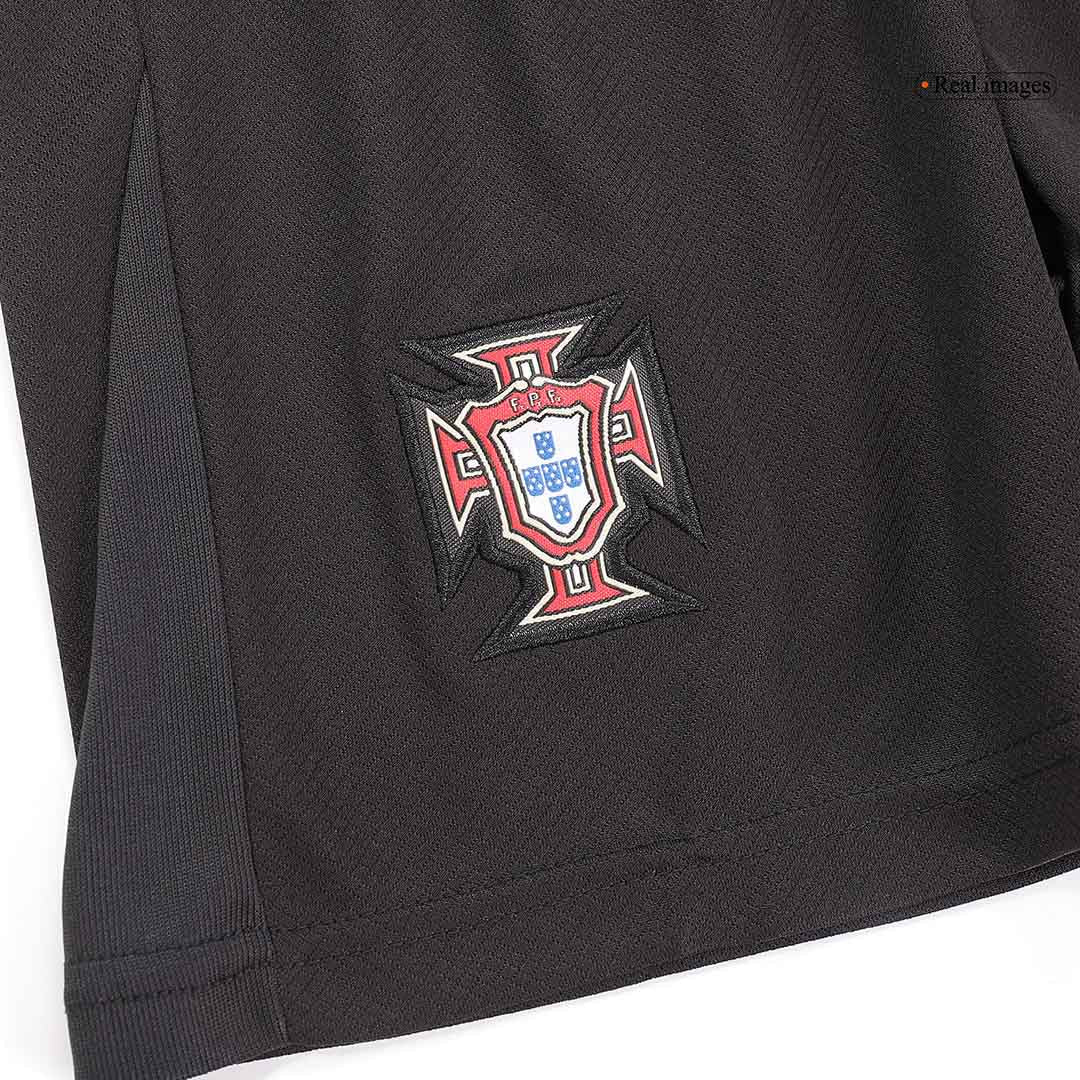 Portugal Kid's Away Football Jersey Kit (Jersey+Shorts+Socks) Euro 2024
