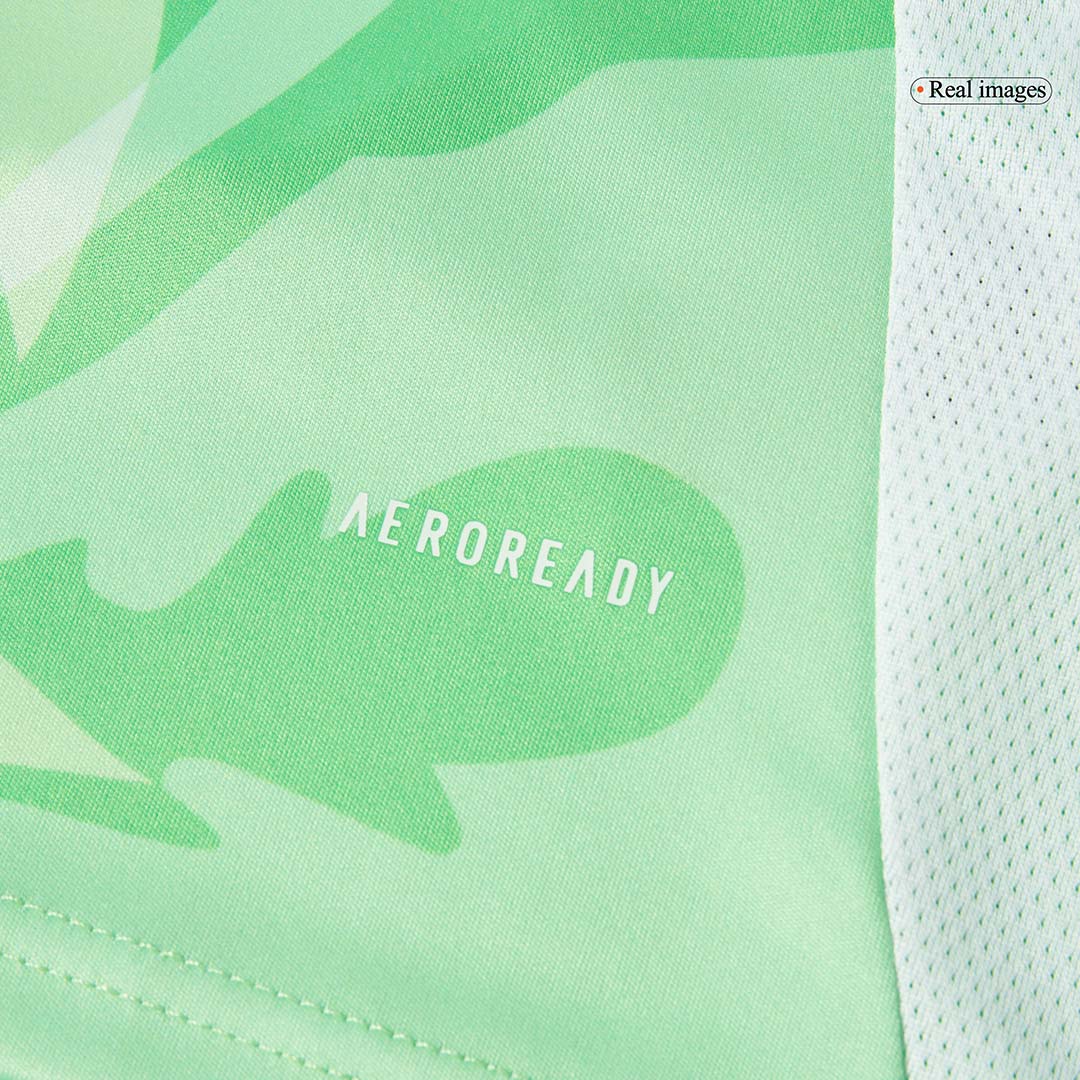 Italy Men's Away Football Jersey 2025 Green - Women's Euro