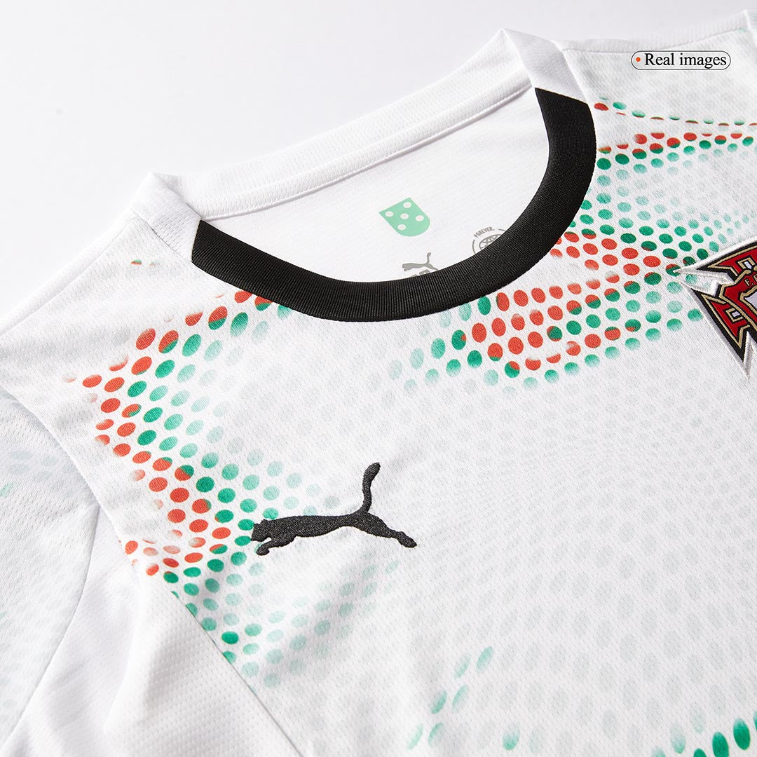 RONALDO #7 Portugal Women's Away Football Jersey 2025 White