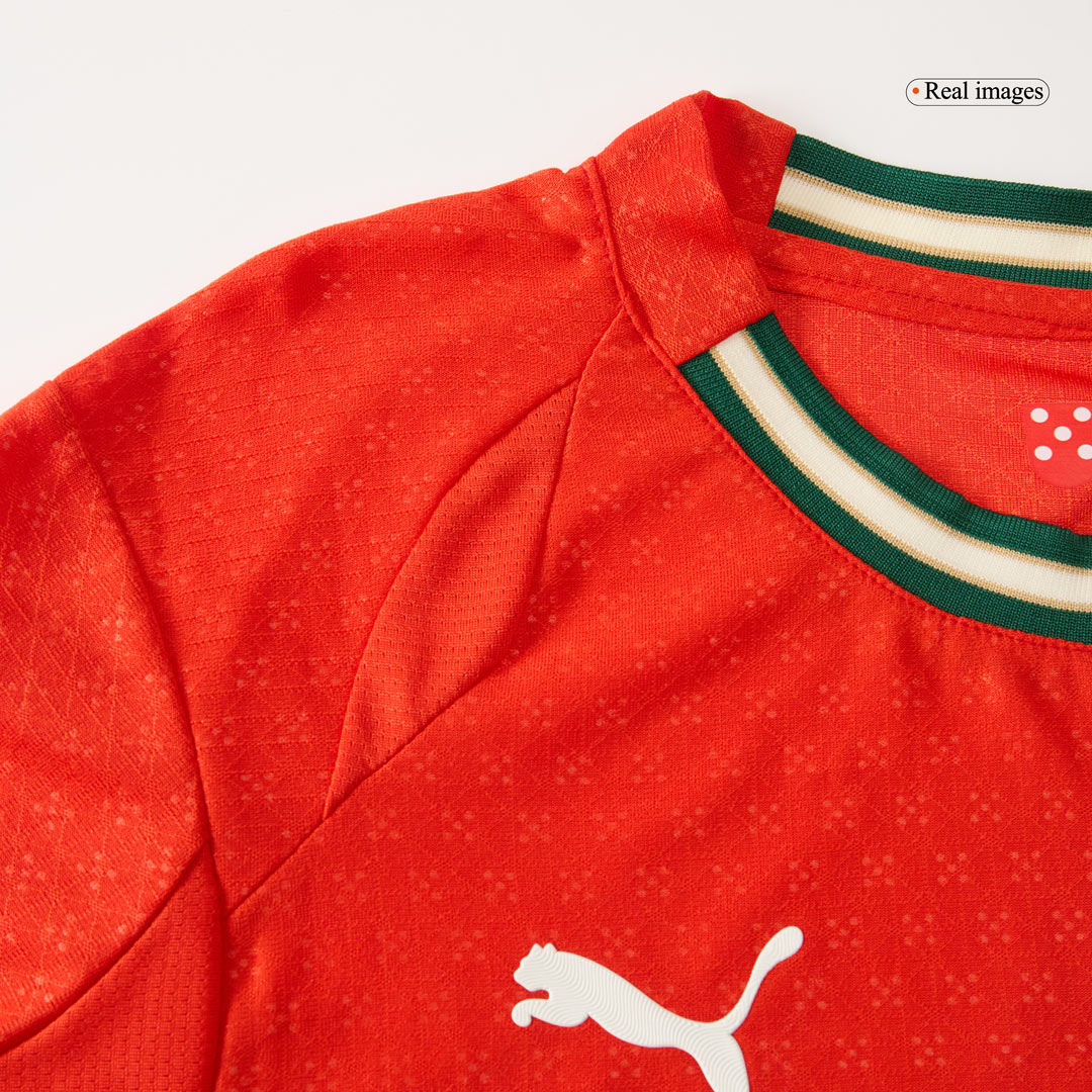Portugal Home Player Version Football Jersey 2025 Red