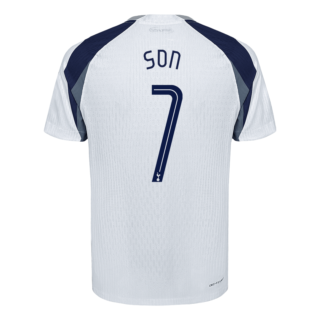 SON #7 Tottenham Hotspur Home Player Version Soccer Jersey 2025/26 White - UCL