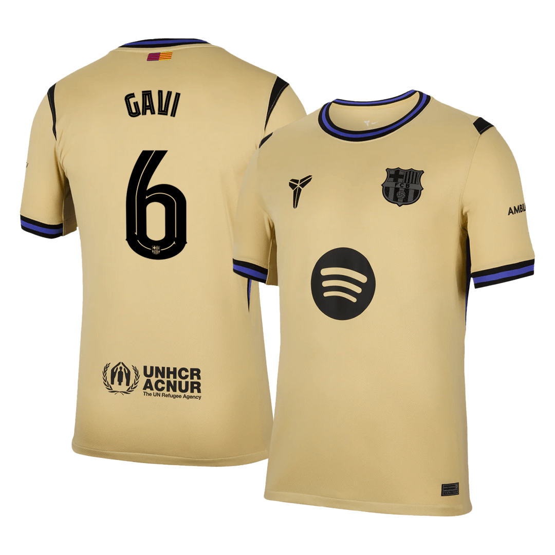 GAVI #6 Barcelona Away Soccer Jersey 2025/26 - UCL