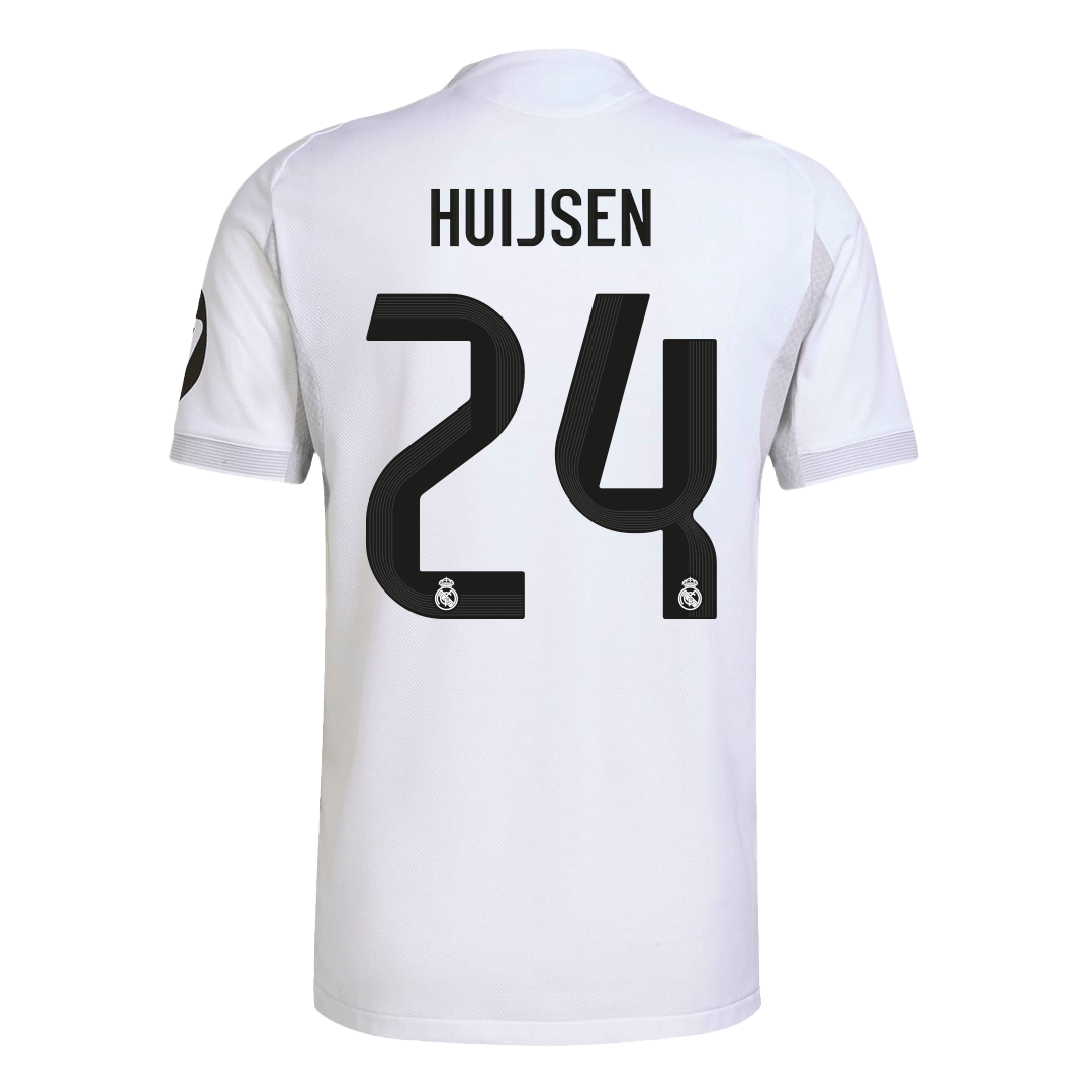 HUIJSEN #24 Real Madrid Home Player Version Soccer Jersey 2025/26