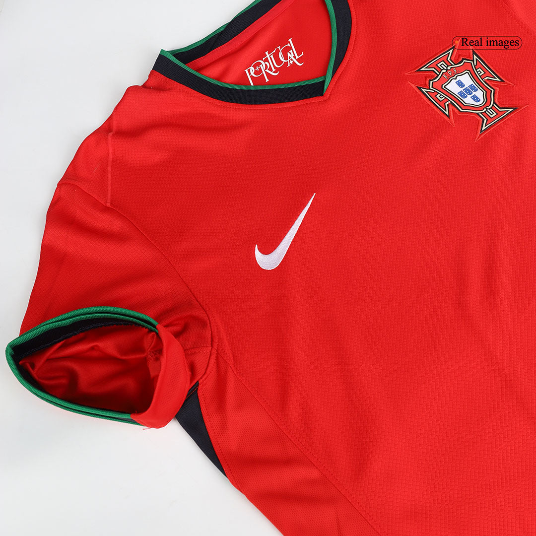 Portugal Home Football Jersey Kit (Jersey+Shorts+Socks) Euro 2024