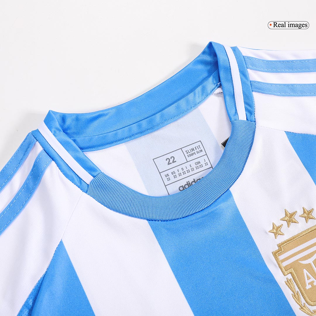 Argentina Kid's Home Football Jersey Kit (Jersey+Shorts+Socks) 2024