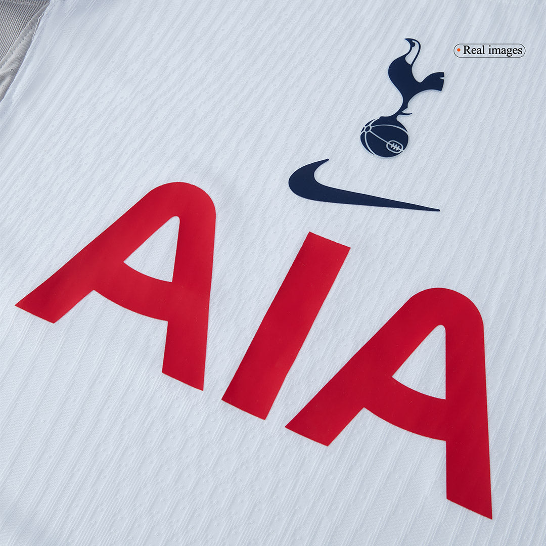 SON #7 Tottenham Hotspur Home Player Version Soccer Jersey 2025/26 White - UCL