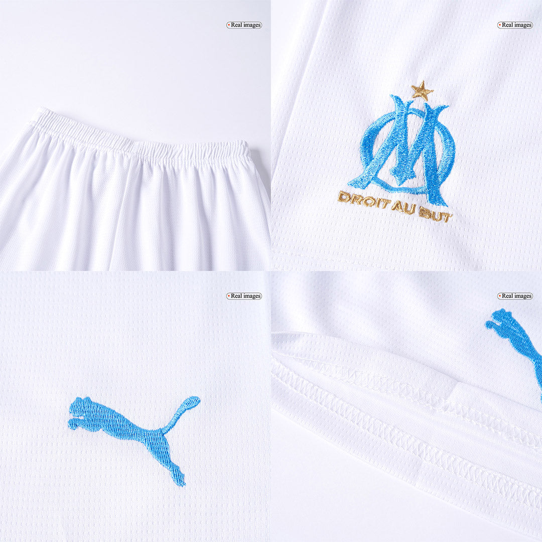 Marseille Kid's Home Kit - Jersey+Shorts 2025/26