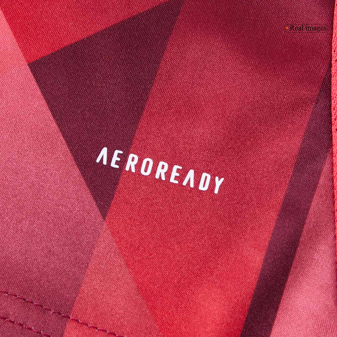 Germany Men's Away Football Jersey 2025 Red - Women's Euro