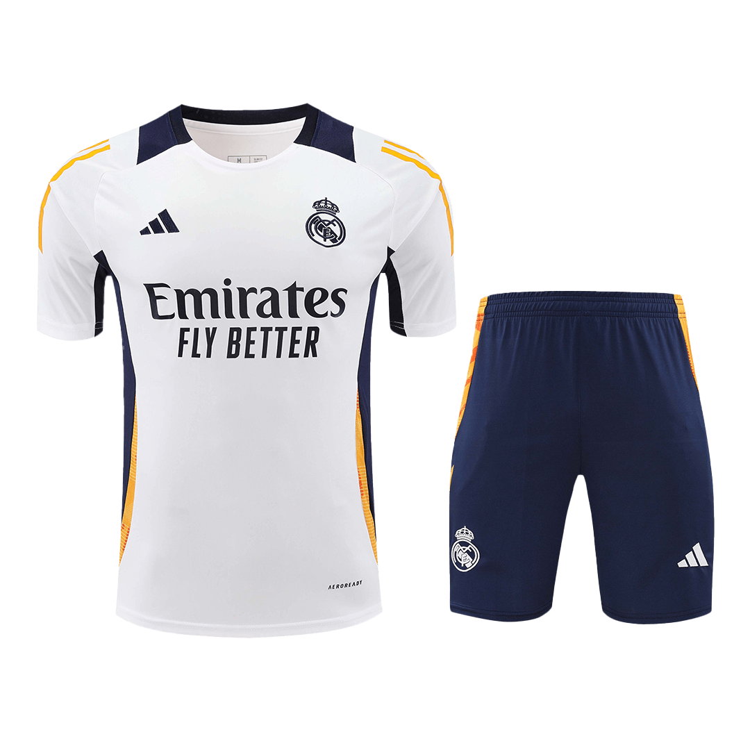 Real Madrid Pre-Match Soccer Jersey Kit (Jersey+Shorts) 2024/25