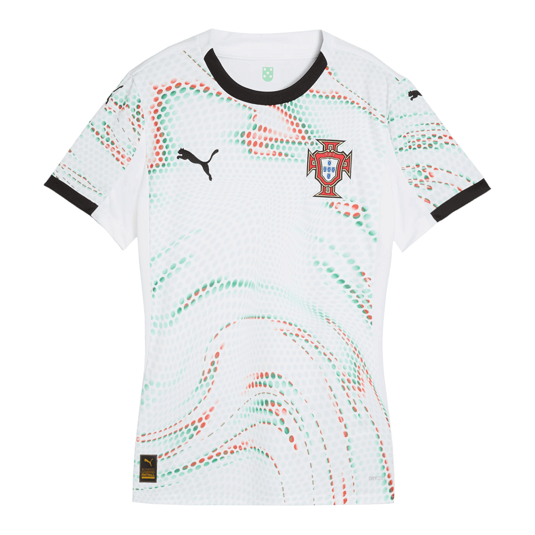 Portugal Women's Away Football Jersey 2025 White