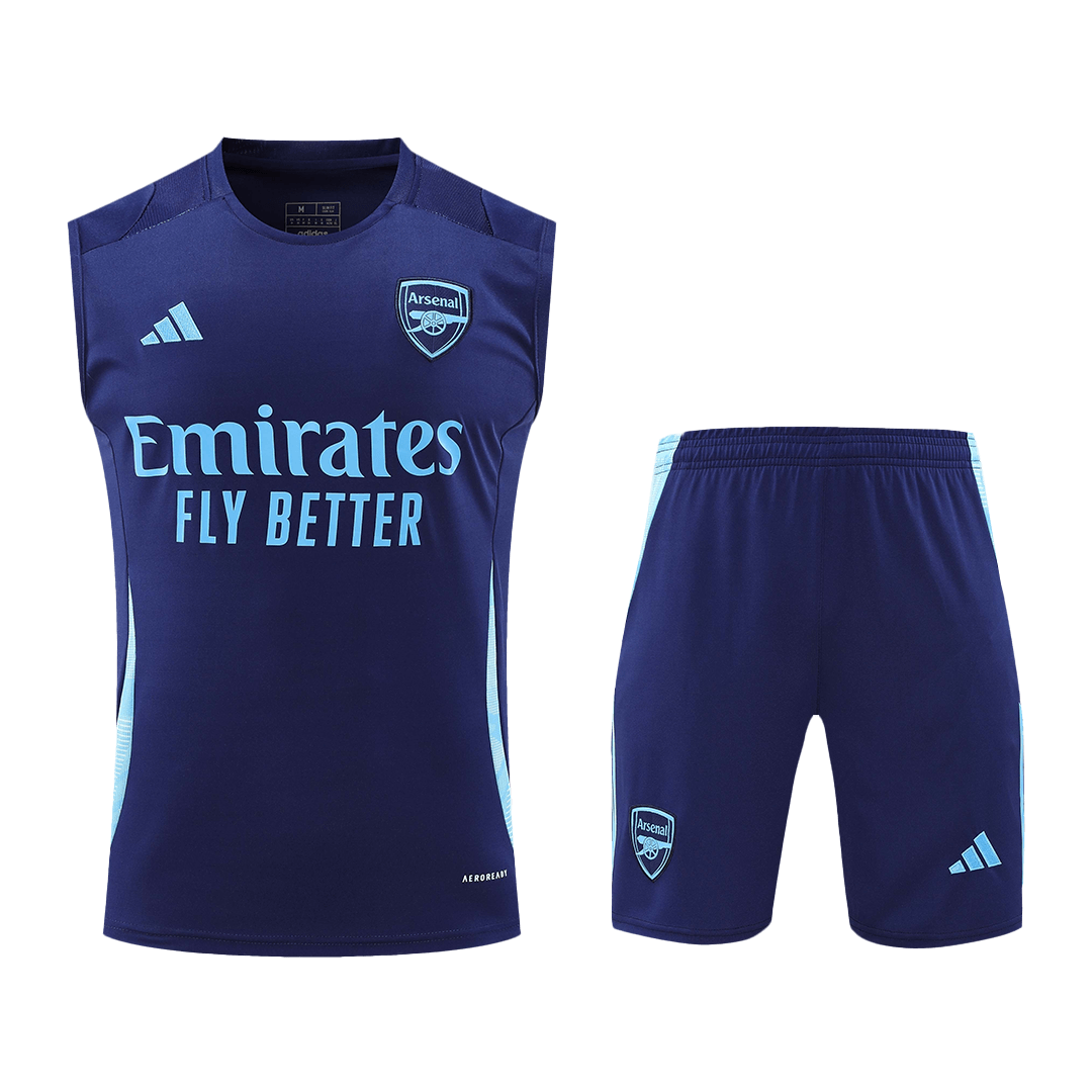 Arsenal Pre-Match Soccer Jersey Vest Kit (Jersey+Shorts) 2024/25