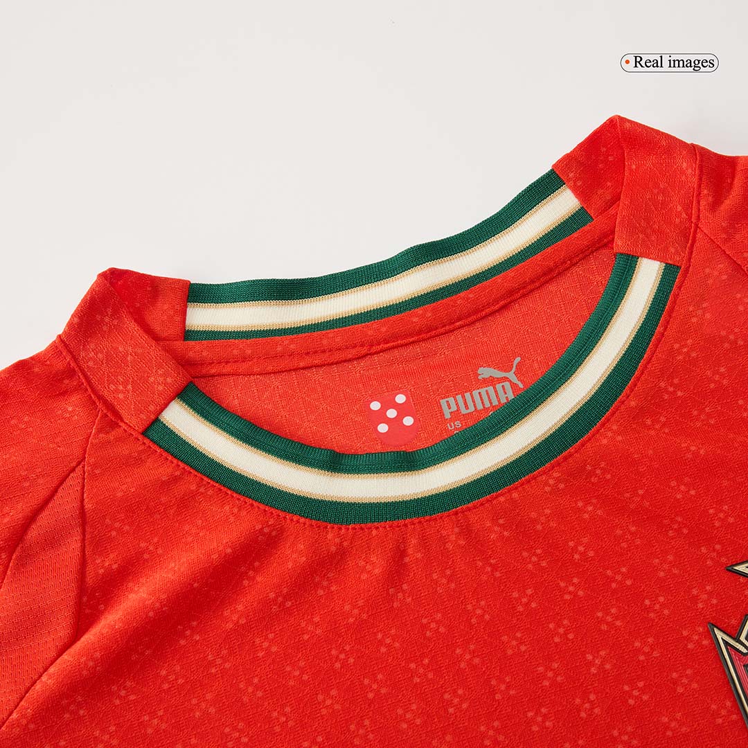 Portugal Home Player Version Football Jersey 2025 Red