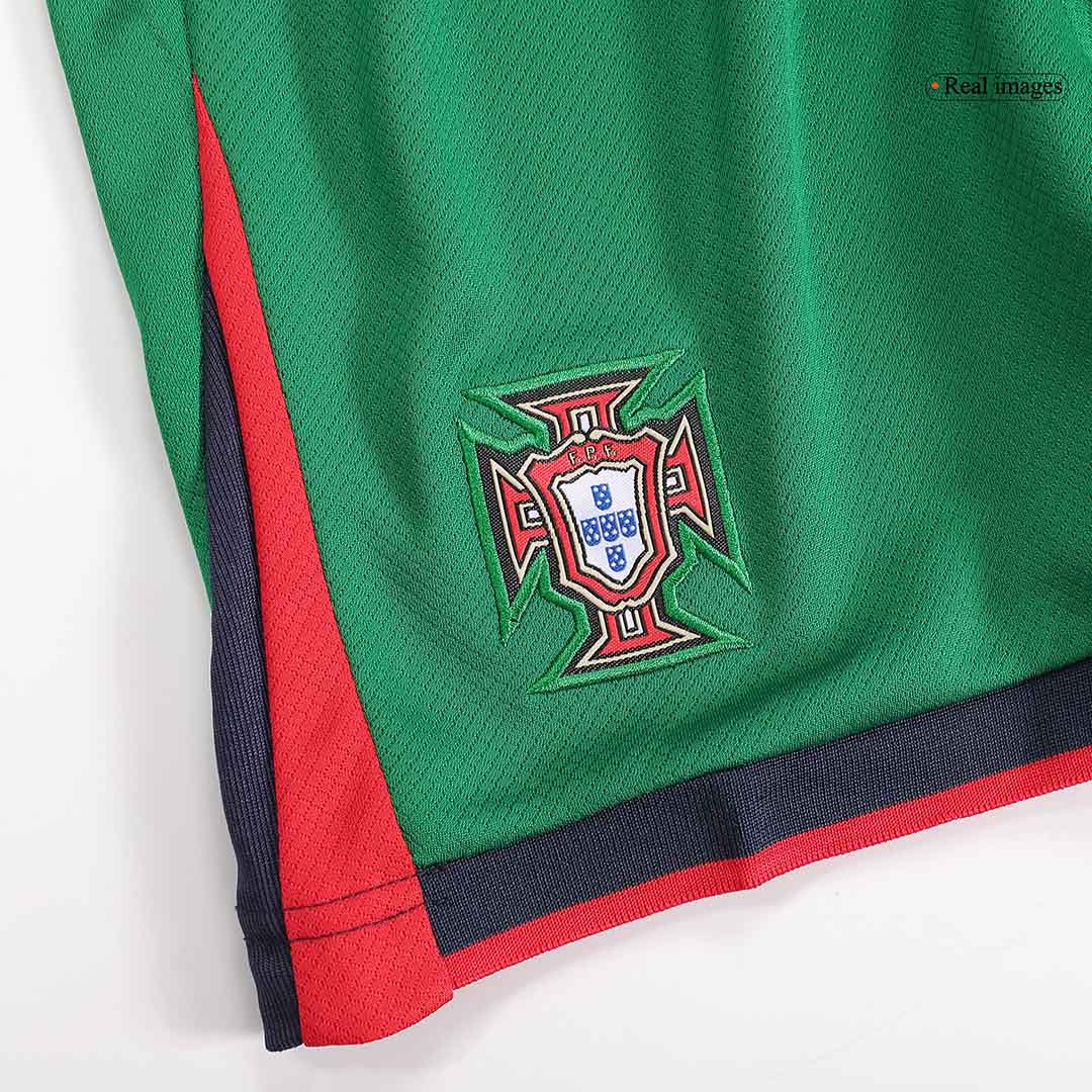 Portugal Kid's Home Football Jersey Kit (Jersey+Shorts+Socks) Euro 2024