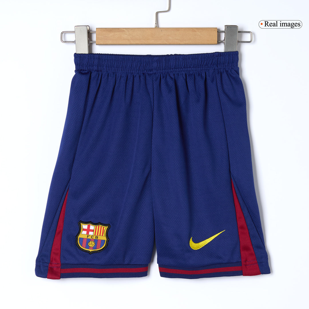 Barcelona Kid's Home 2025/26 Kit - Jersey+shorts