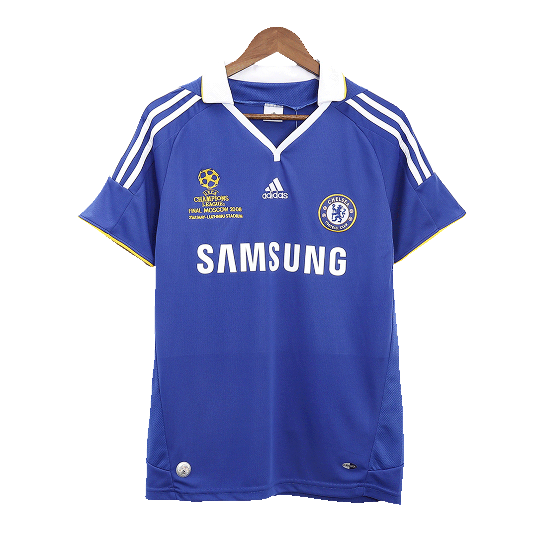 Chelsea 2008 UCL Final Home Retro Soccer Jersey