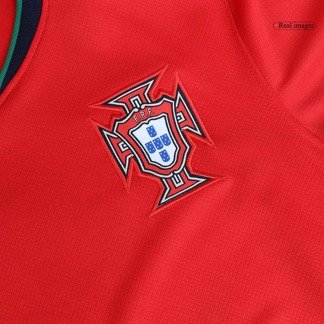 Portugal Home Football Jersey Kit (Jersey+Shorts+Socks) Euro 2024