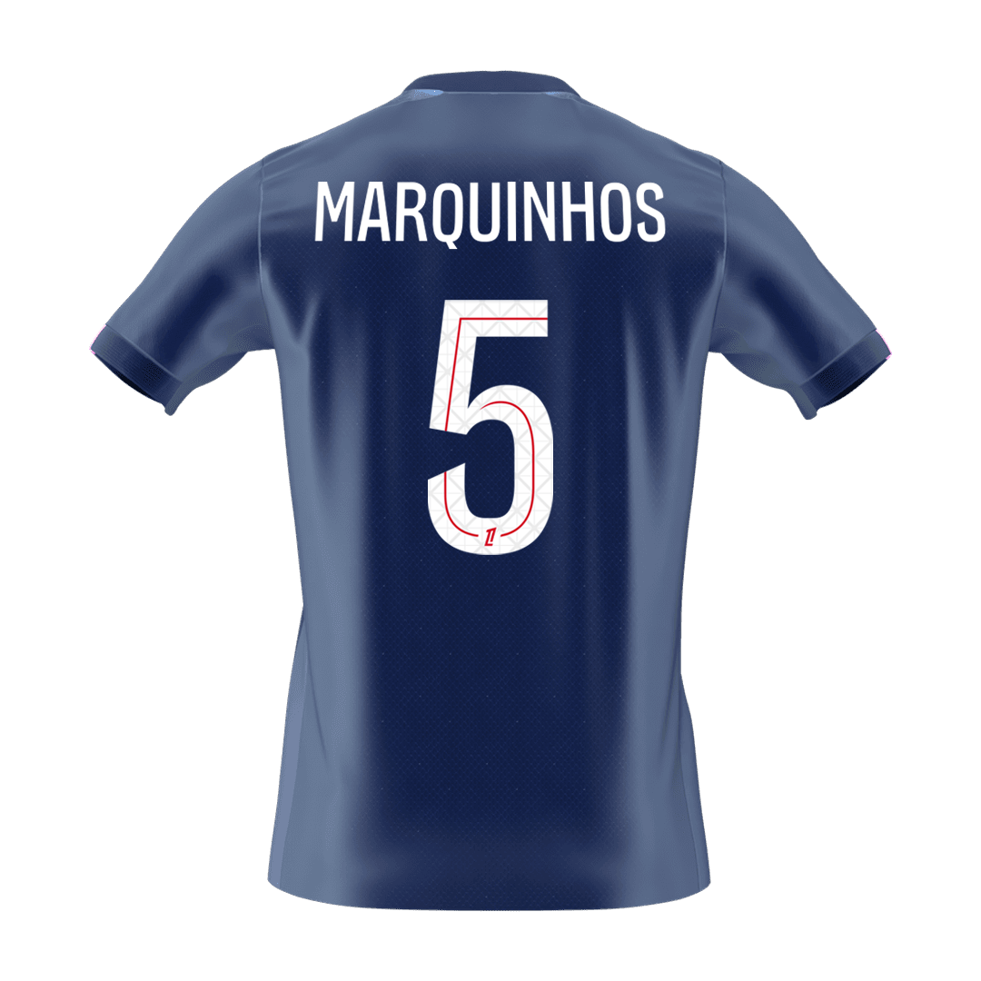 Camiseta de fútbol MARQUINHOS #5 PSG Primera equipación 2025/26