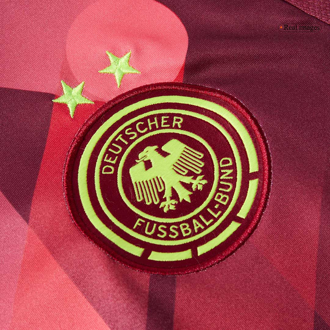 Germany Men's Away Football Jersey 2025 Red - Women's Euro