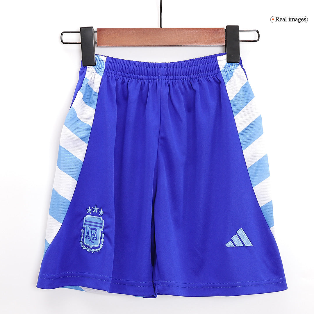 Argentina Kid's Away Football Jersey Kit (Jersey+Shorts+Socks) 2024