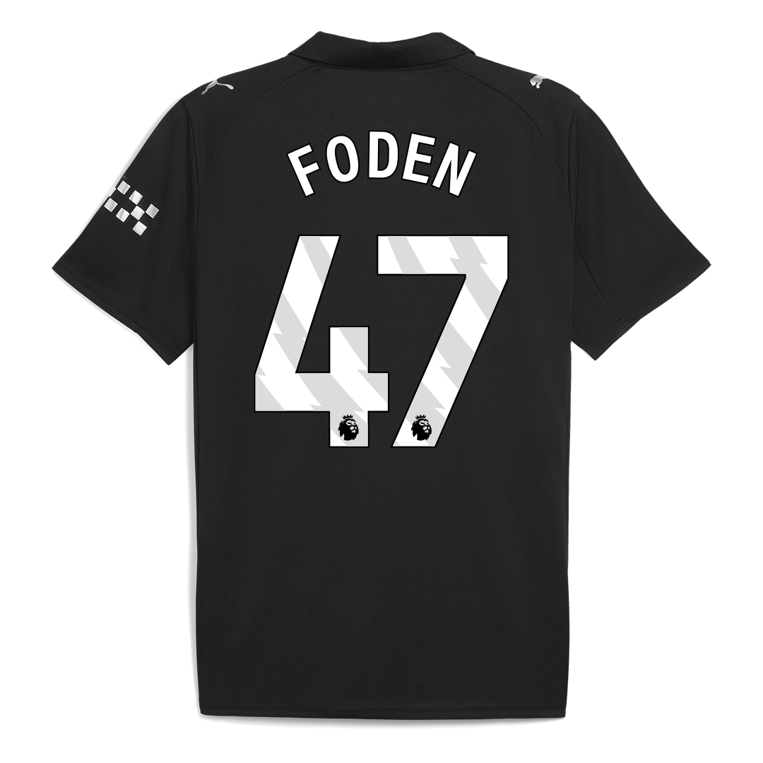 Camiseta de fútbol visitante del Manchester City FODEN #47 2025/26